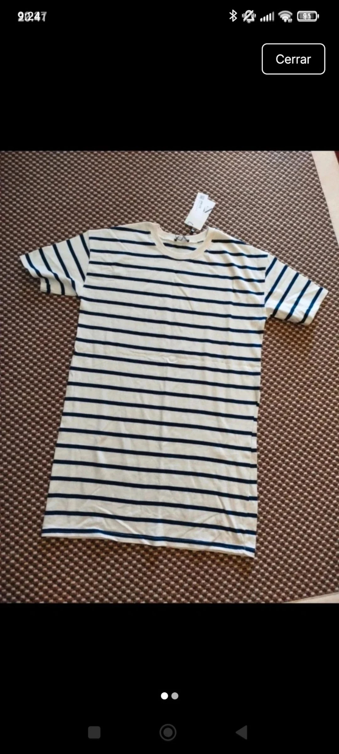 Vestido zara t.m